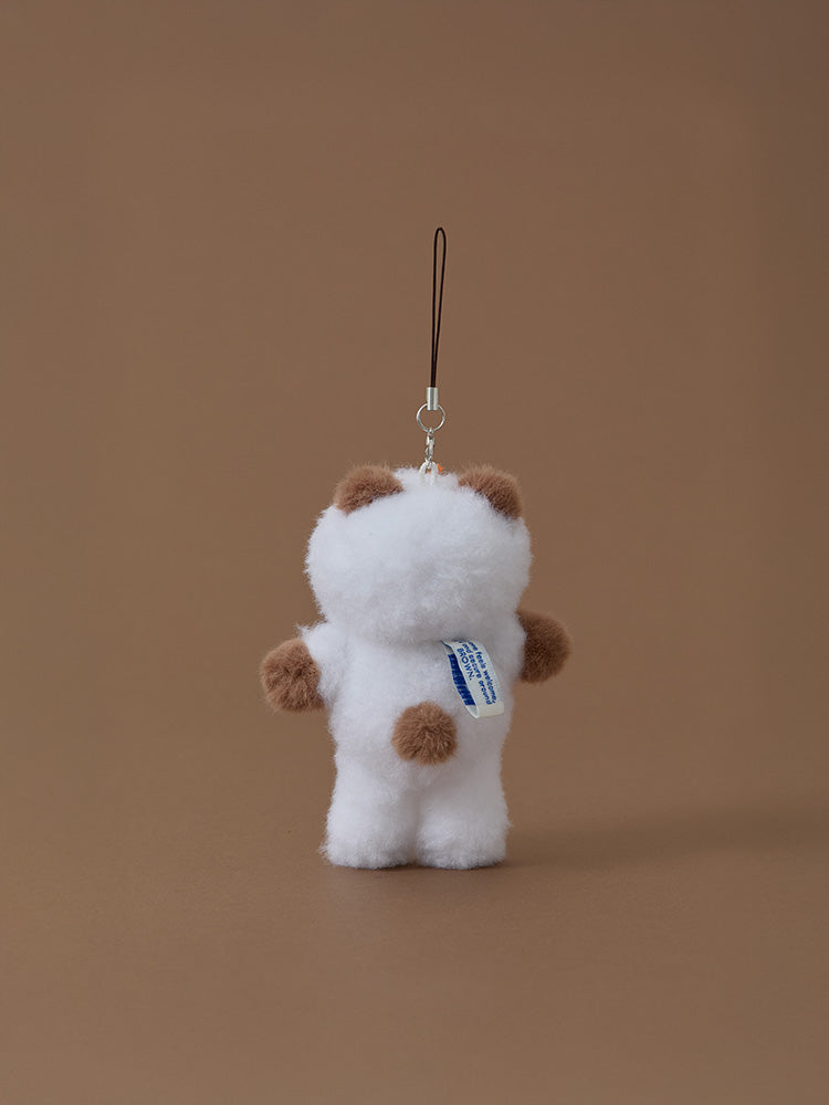 きぐるみキーリング スノーマン(HUG BROWN) ブラウン