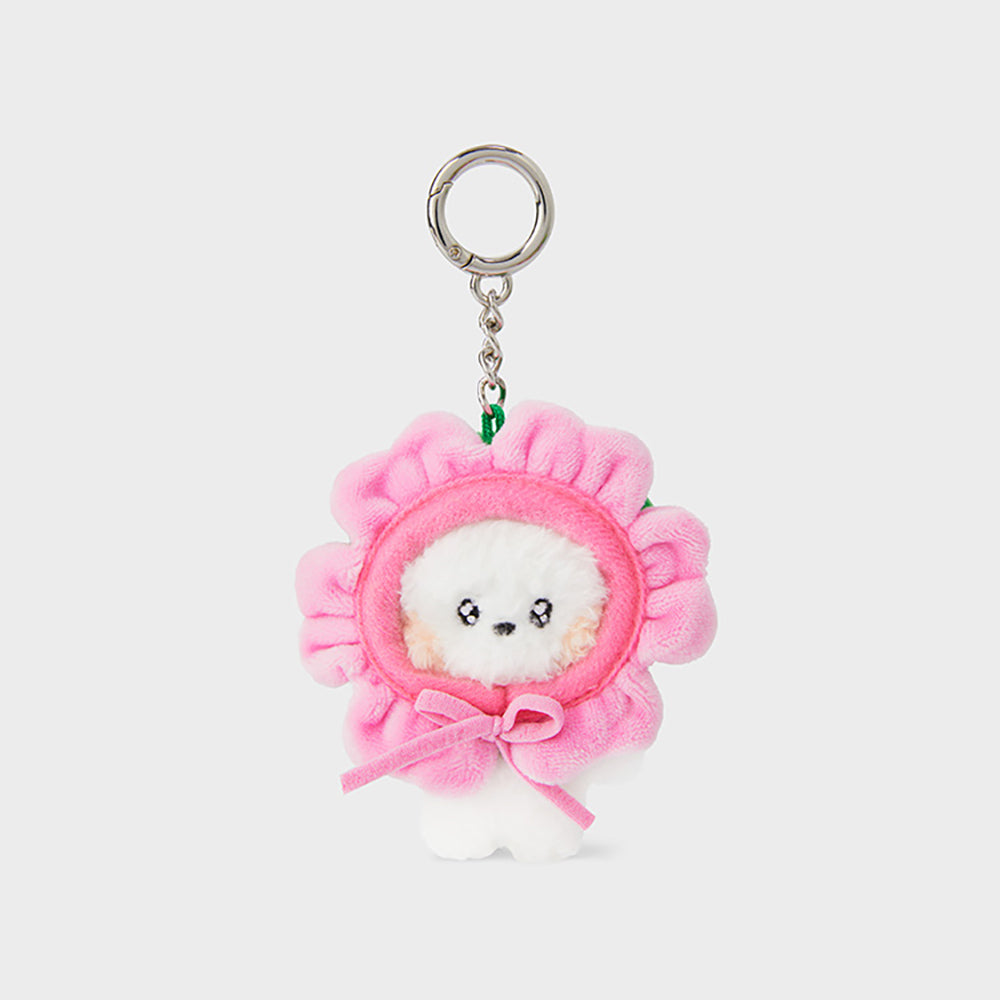 mini minini フラワーキーリング コニ二