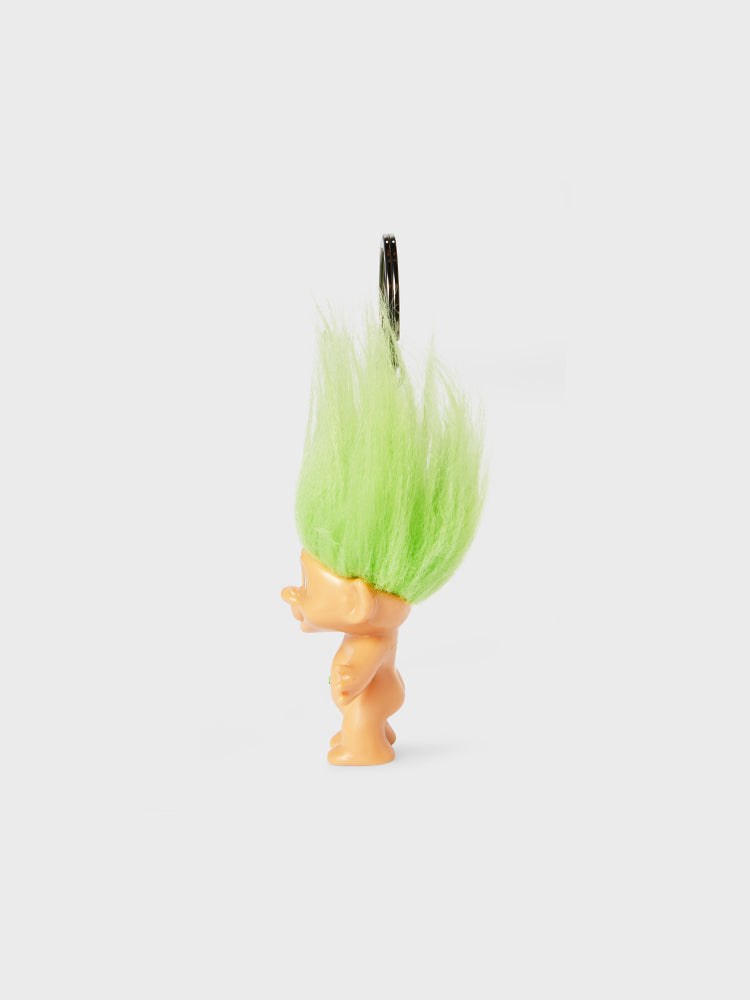 COLLER x UNIVERSAL PVCフィギュアキーリング グッドラック・トロールズ(GREEN)
