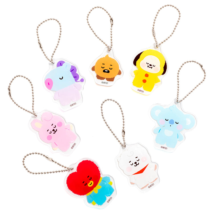 たっとん ベビー ランダムアクリルキーチェーン(ねとん) BT21