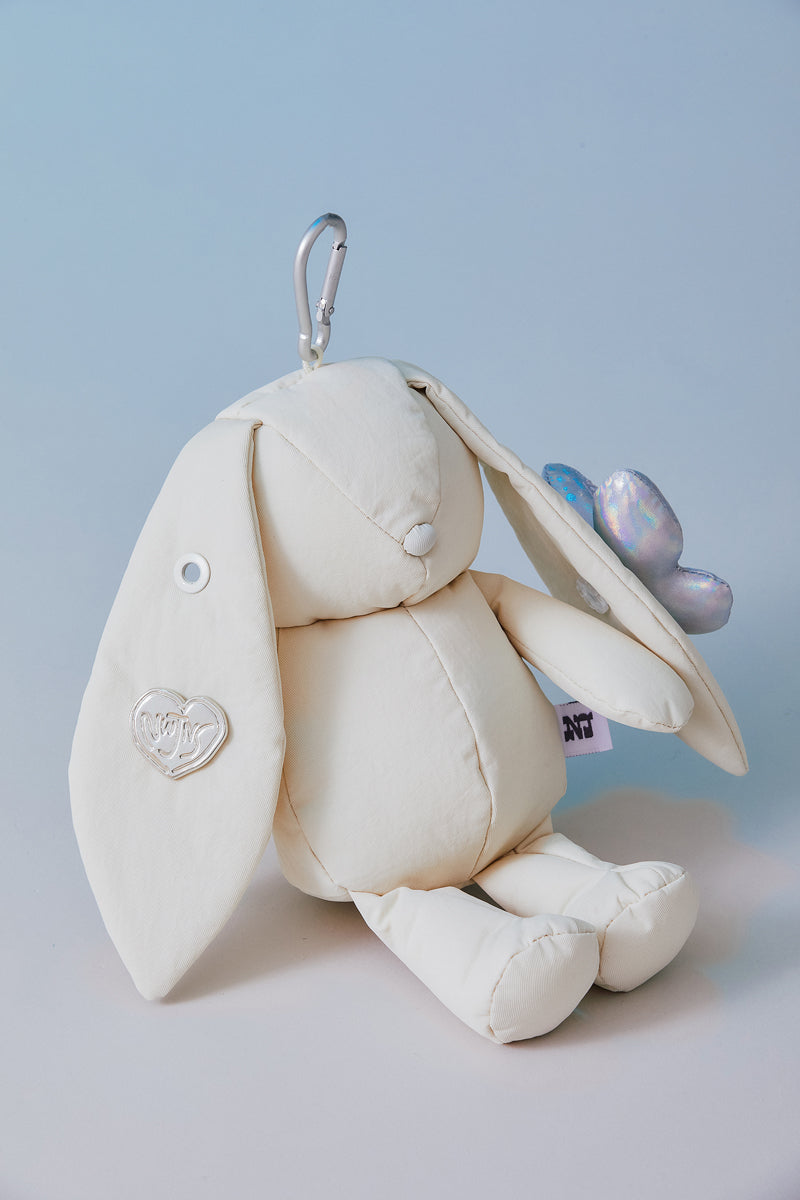 NJ X COLLER ラビットポーチ(WHITE)