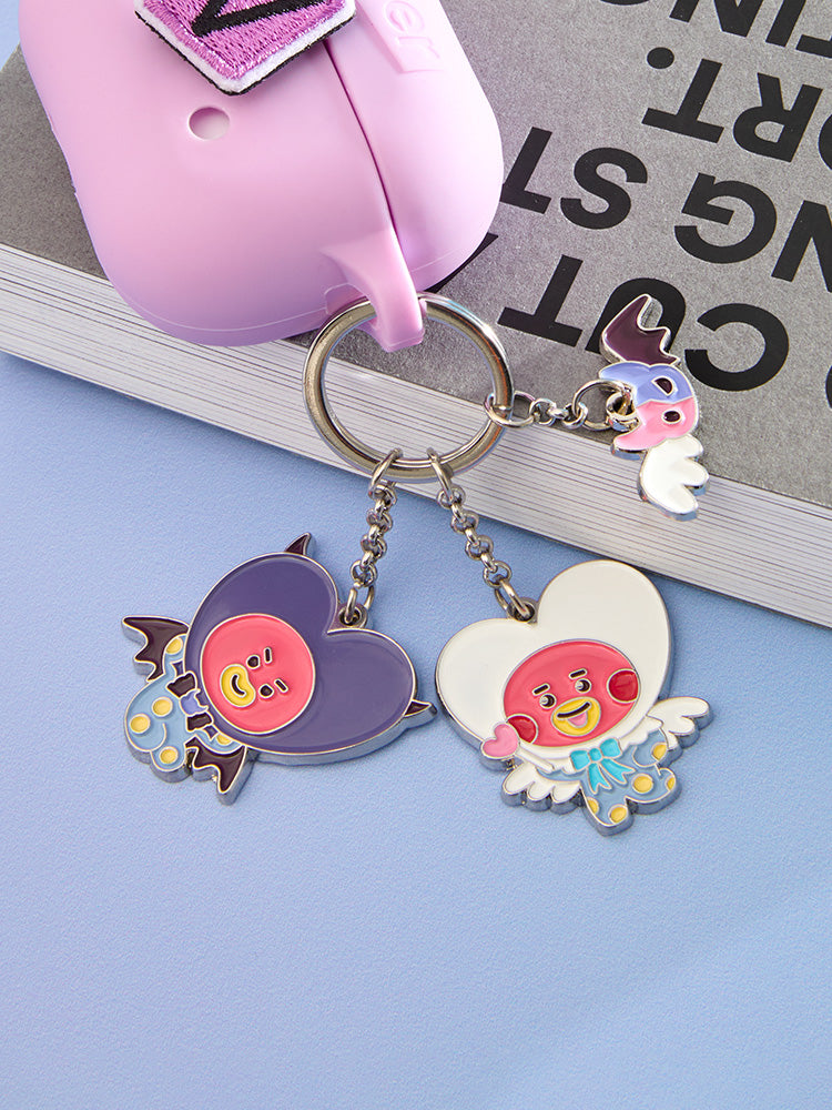 メタルキーリングセット(Angel & Villain) TATA