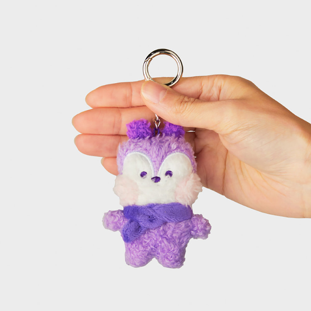 BT21 minini ぬいぐるみキーリング(パープル) MANG