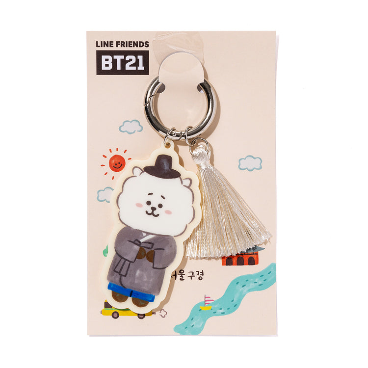 フリンジ アクリルキーチェーン(AMAZING JOURNEY) RJ