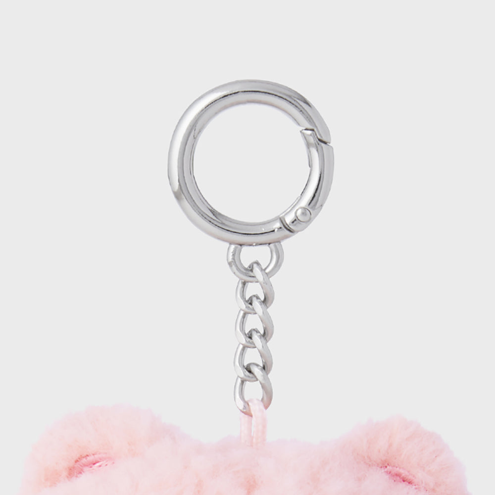 バッグチャームぬいぐるみ(PINK) ブラウン