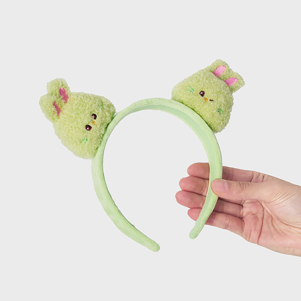 bunini ぬいぐるみヘアバンド (GREEN)