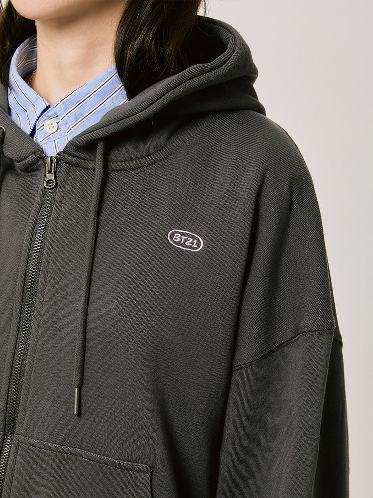 ベーシック ジップパーカー チャコール RJ/SHOOKY/MANG