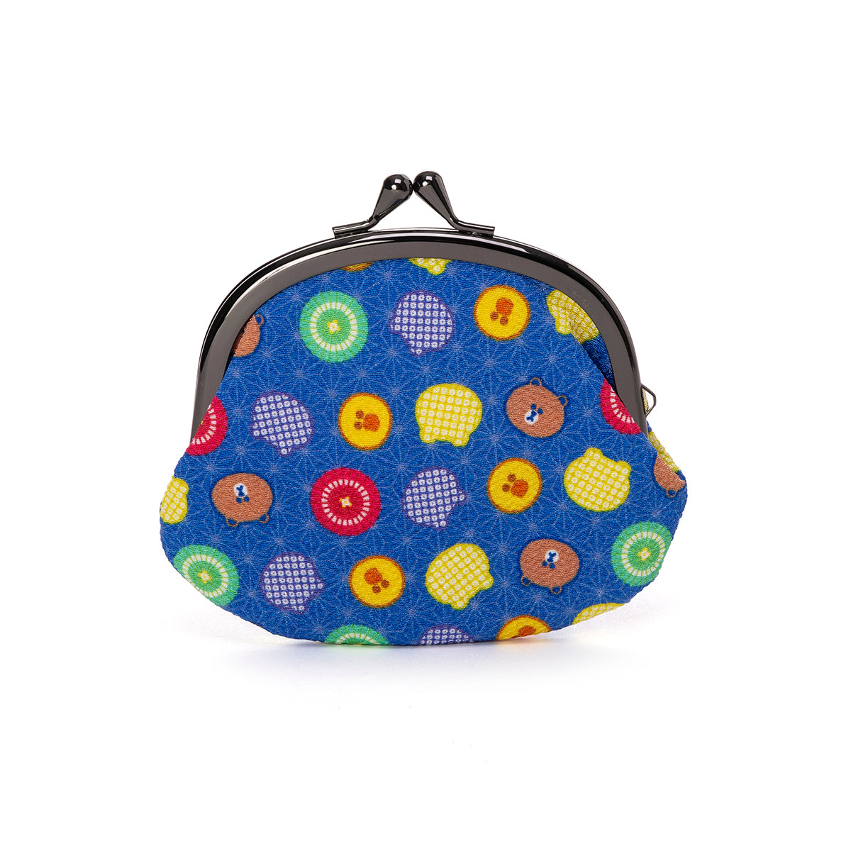 3.3寸丸がま口(紺) LINE FRIENDS