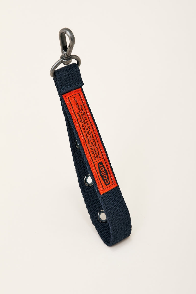 COLLER キャンバス 4穴ストラップキーリング ミッドナイトネイビー