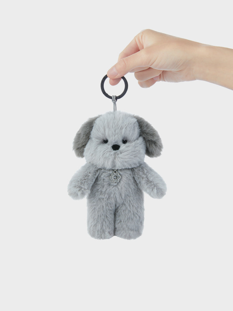 COLLER ぬいぐるみキーリング  グレー