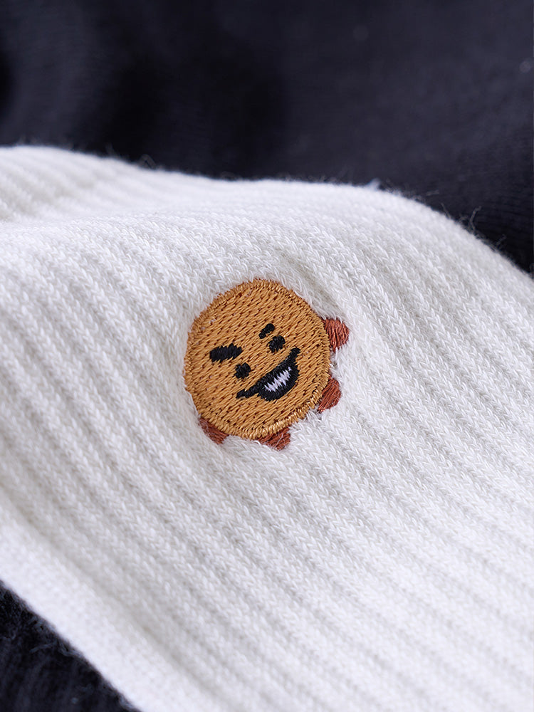 ベーシック デイリー刺繍ソックス SHOOKY