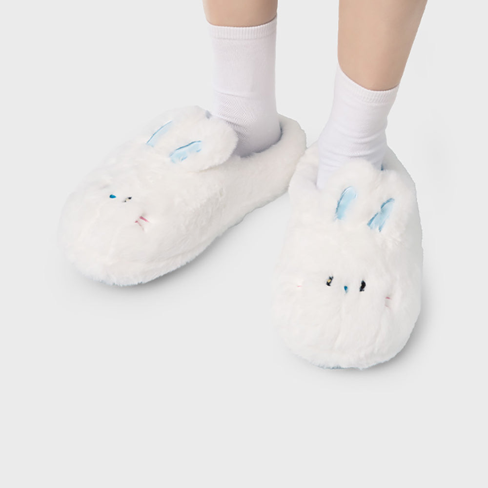 bunini ぬいぐるみスリッパ (WHITE)
