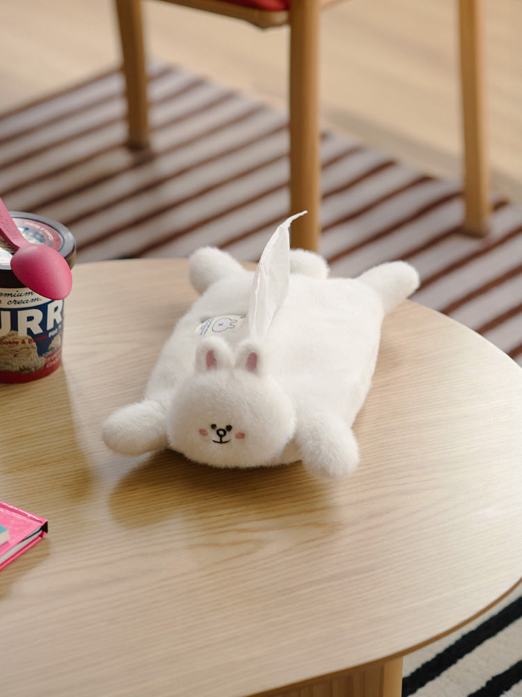 ぬいぐるみティッシュケース(HUG BROWN) コニー