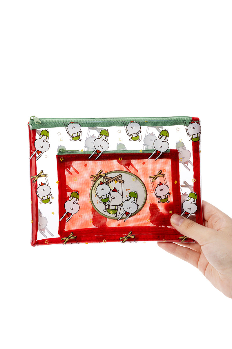 うさっキオ 2pセットポーチ(むかしばなし) うさまる