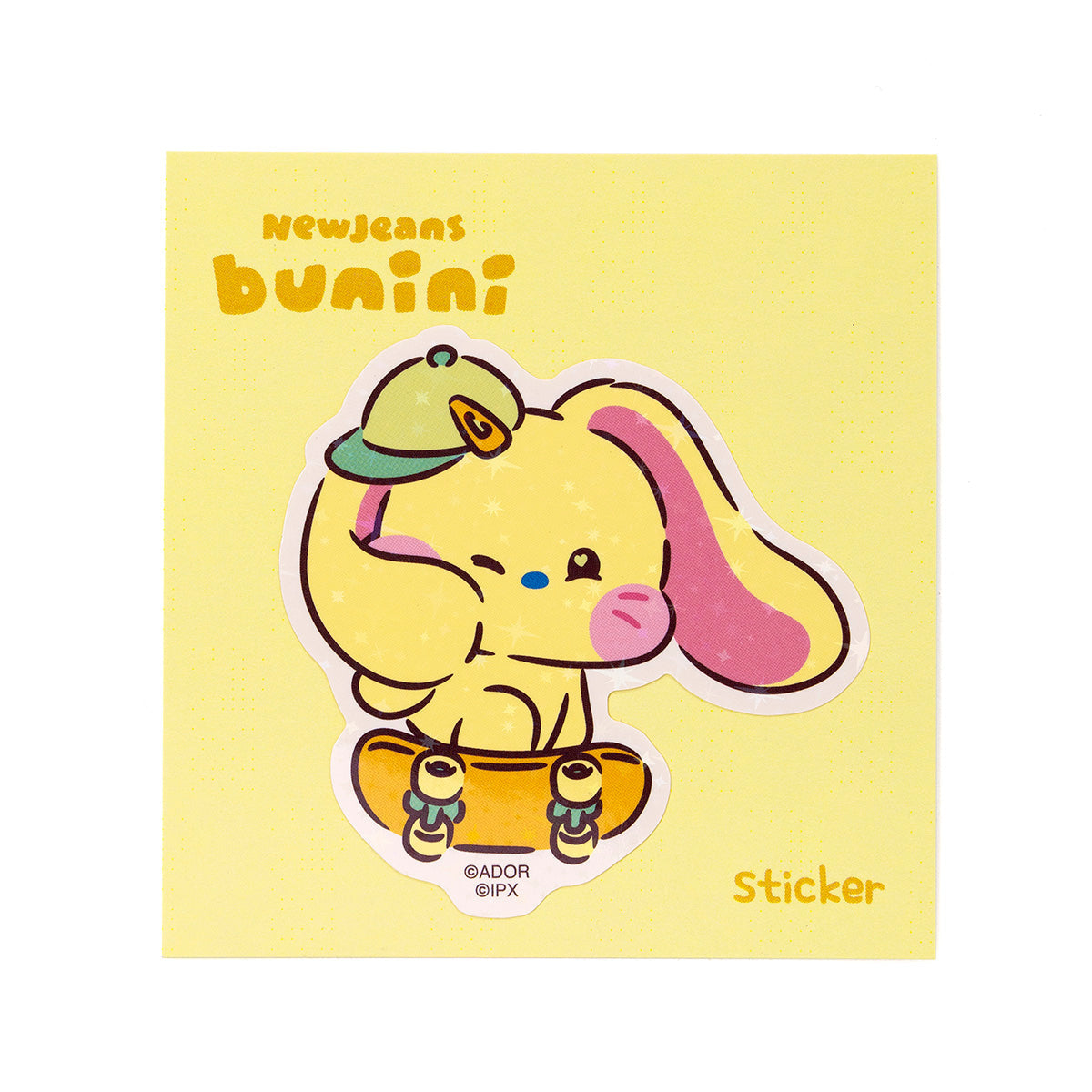 bunini ステッカー PLAY(YELLOW)