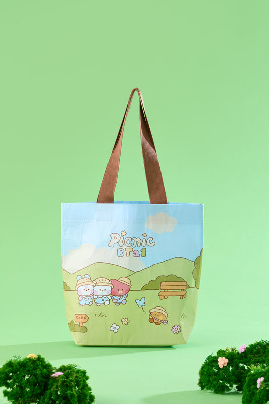 minini リユースバッグ M(PICNIC) BT21