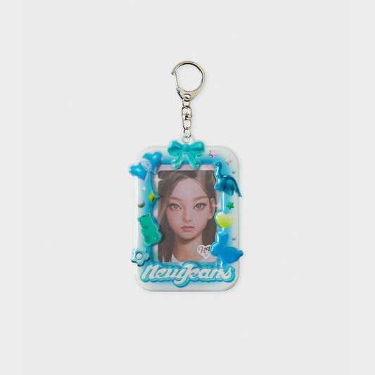 NJ Get Up フォトカードホルダーキーリング (HAERIN)