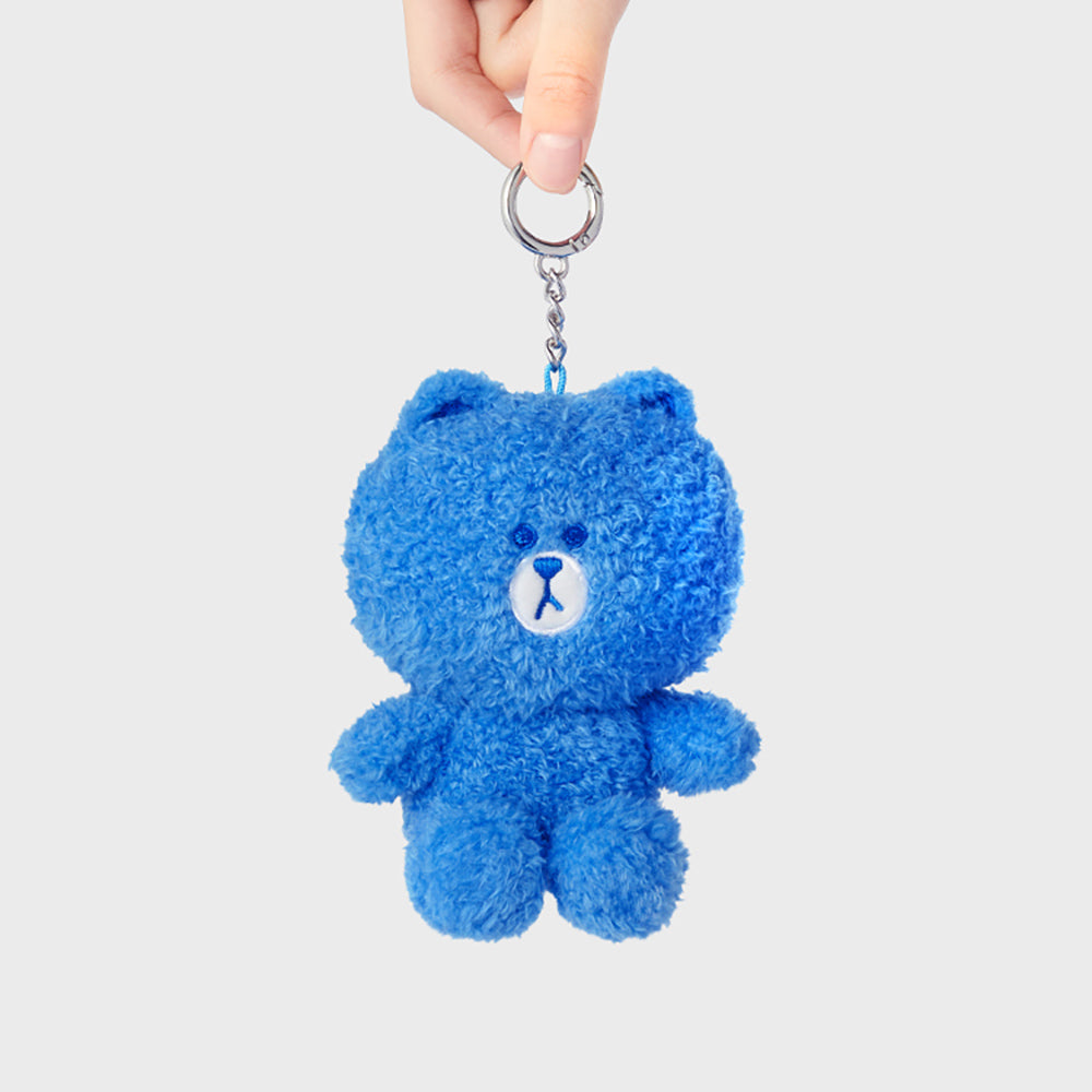 バッグチャームぬいぐるみ(BLUE) ブラウン