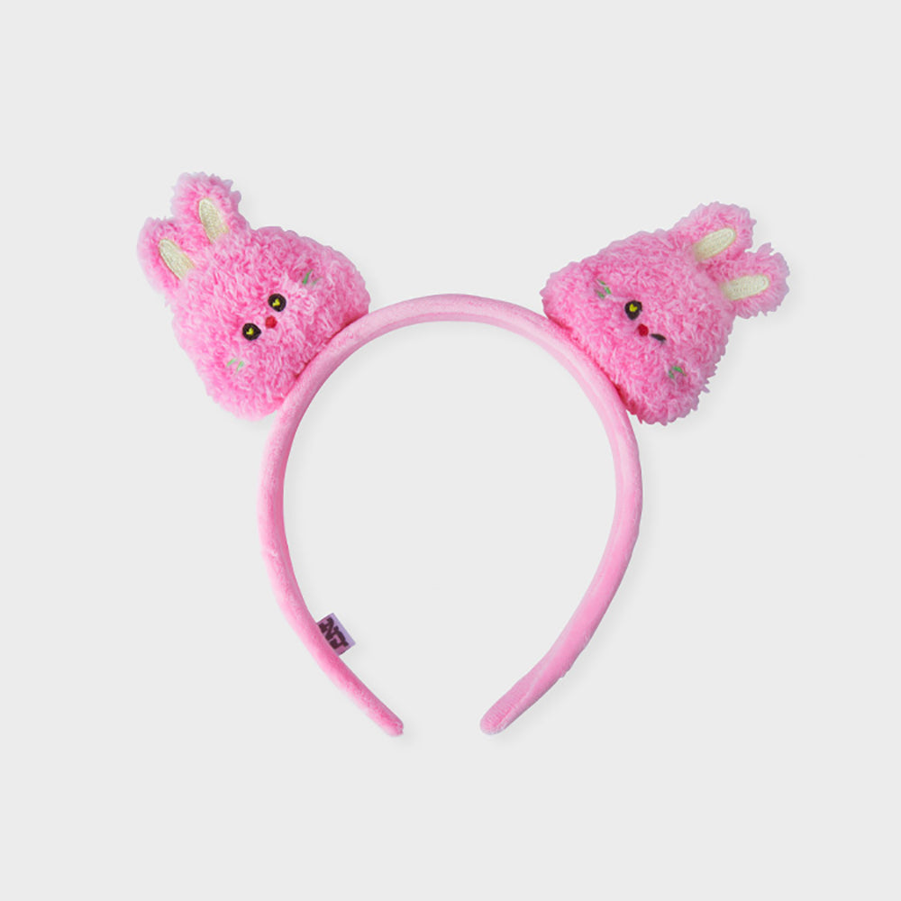 bunini ぬいぐるみヘアバンド (PINK)