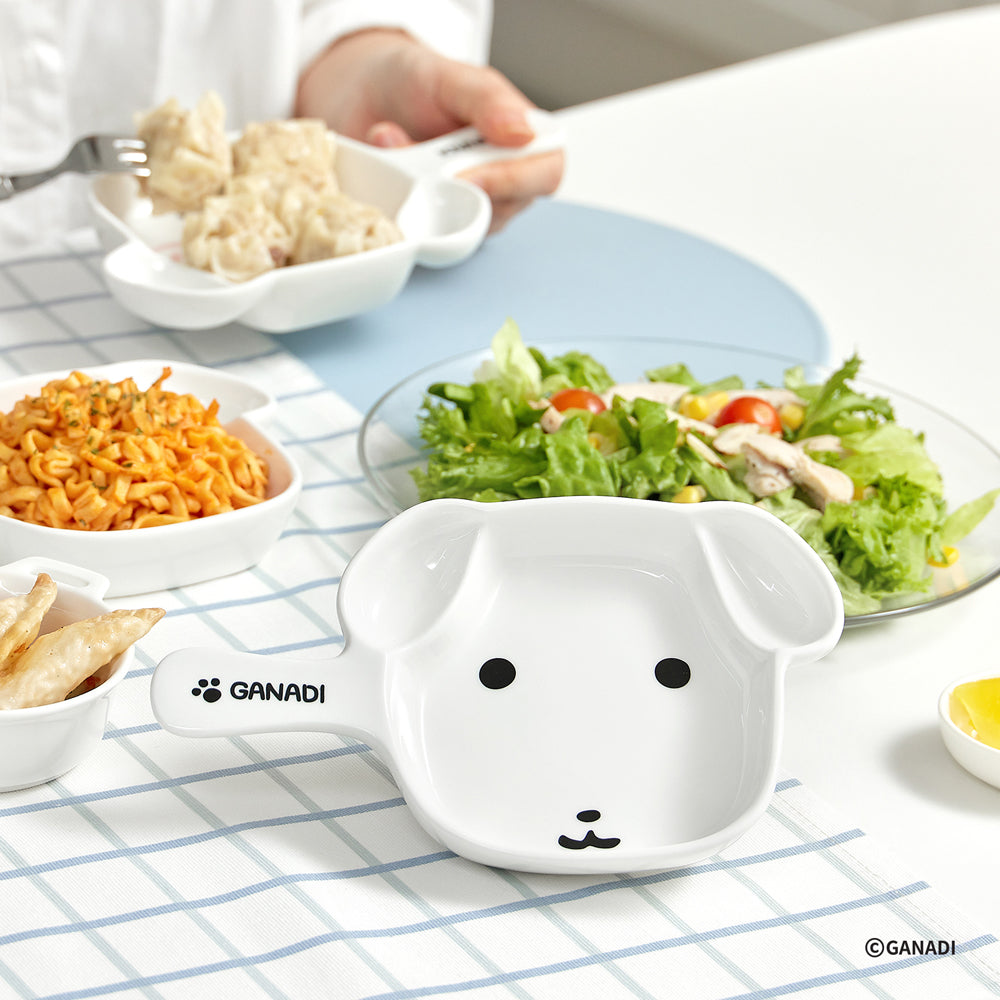 【期間限定販売】取っ手付きプレート 2枚セット GANADI