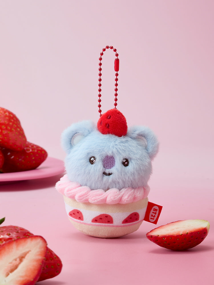 タルトぬいぐるみキーリング(STRAWBERRY PARTY) KOYA – LINE FRIENDS