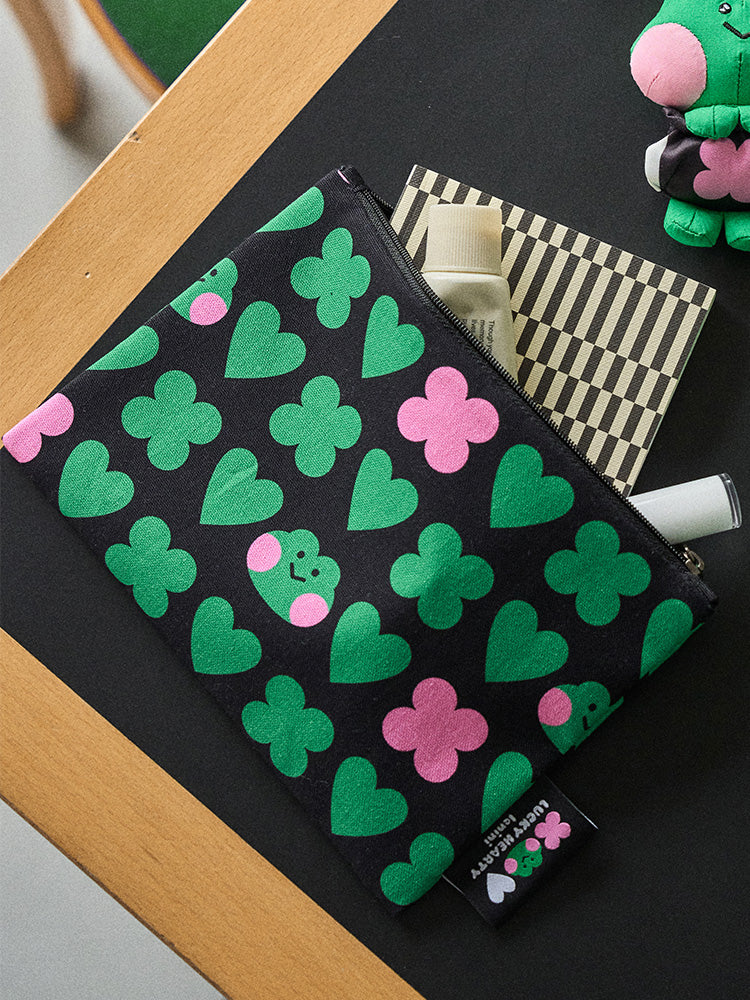 minini x DROPDROPDROP フラットポーチ M レニニ