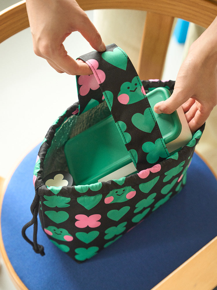 minini x DROPDROPDROP 巾着バッグ レニニ