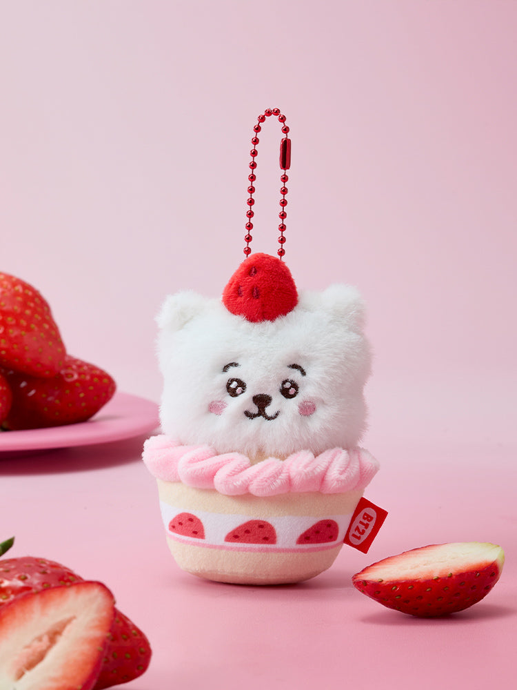 タルトぬいぐるみキーリング(STRAWBERRY PARTY) RJ – LINE FRIENDS