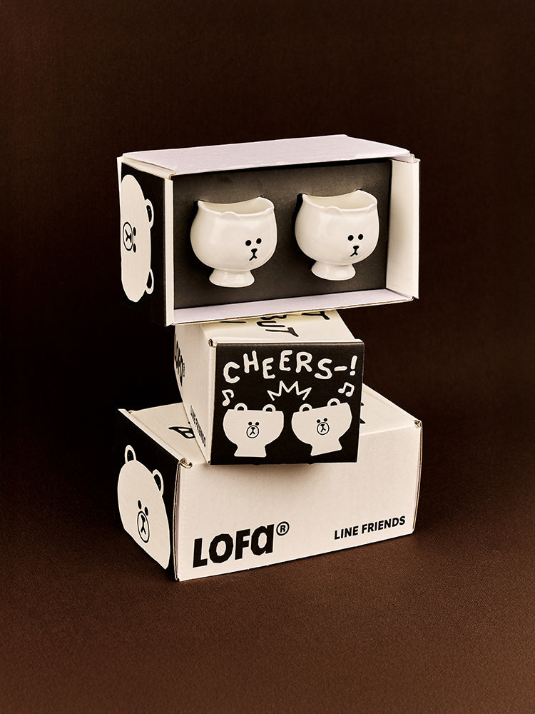 LOFA SEOUL X BROWN お猪口セット
