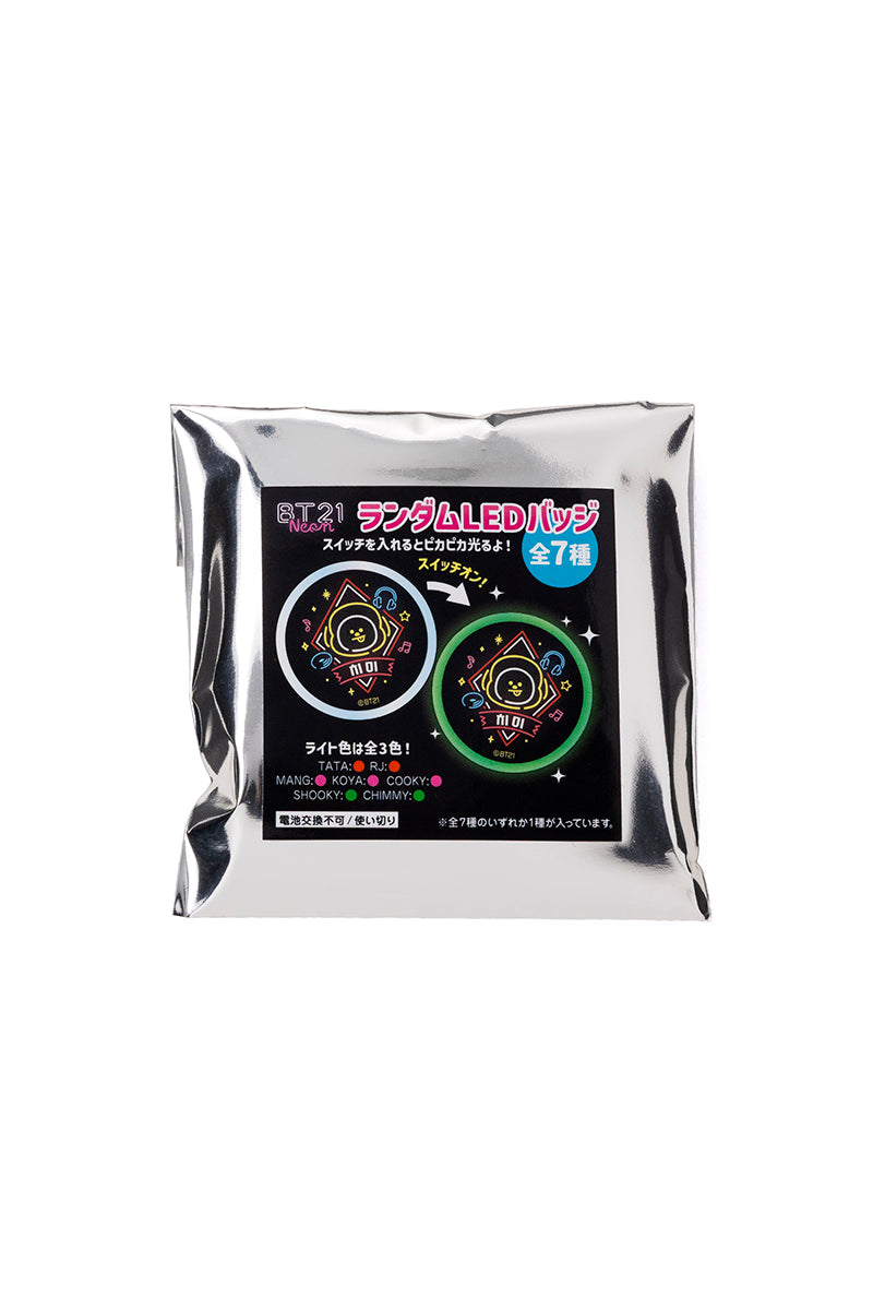 ランダムLEDバッジ(NEON) BT21