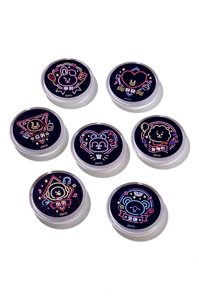 ランダムLEDバッジ(NEON) BT21