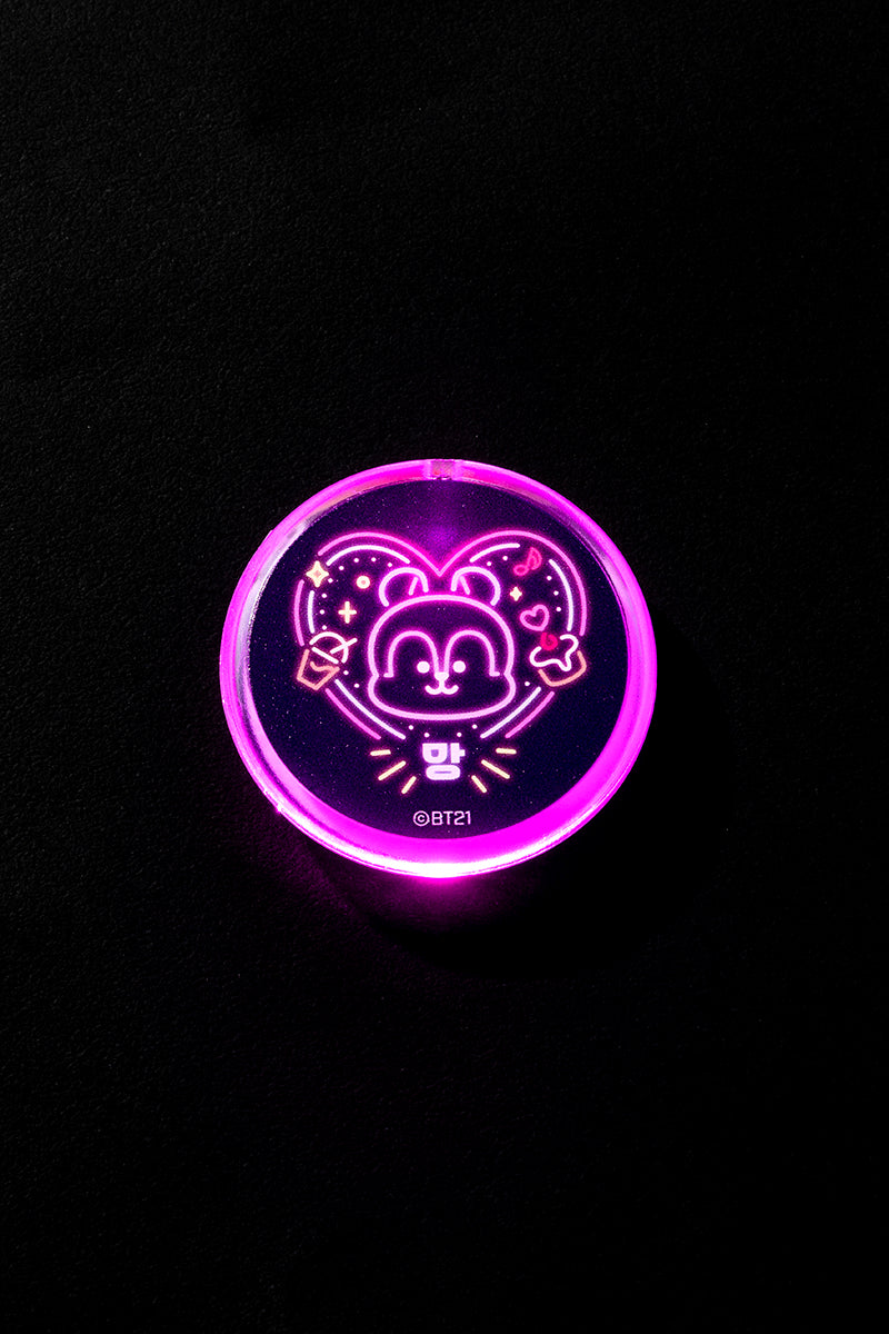 ランダムLEDバッジ(NEON) BT21
