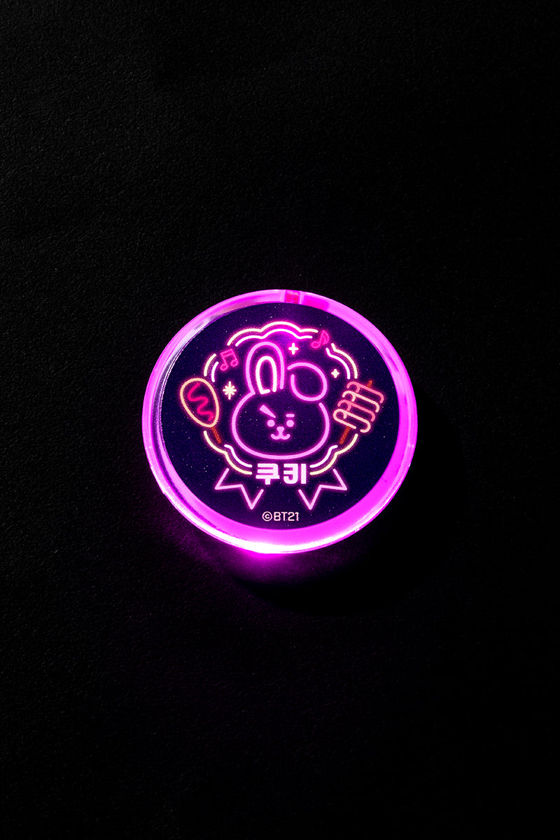 ランダムLEDバッジ(NEON) BT21