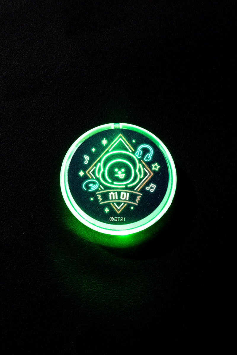 ランダムLEDバッジ(NEON) BT21