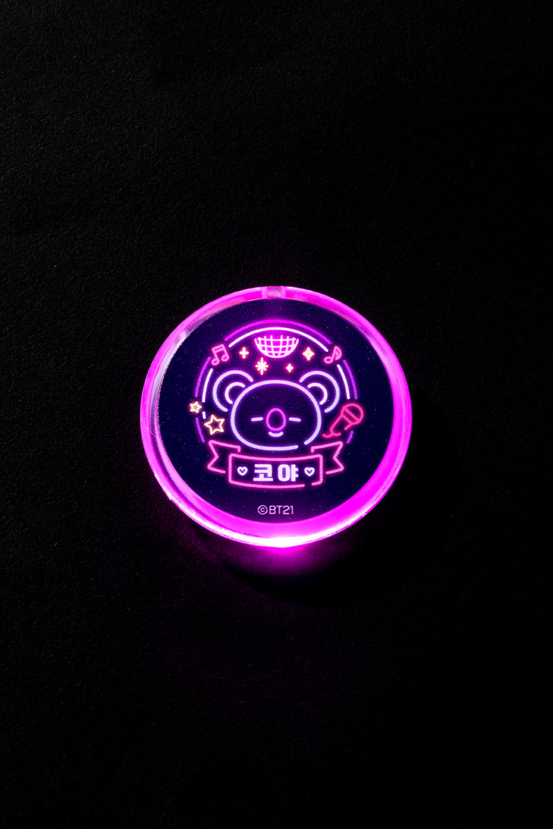 ランダムLEDバッジ(NEON) BT21