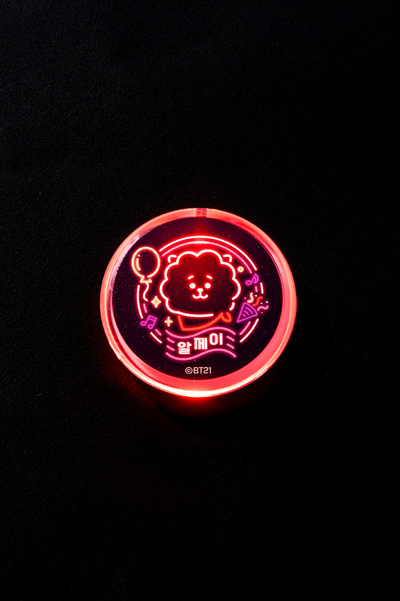 ランダムLEDバッジ(NEON) BT21
