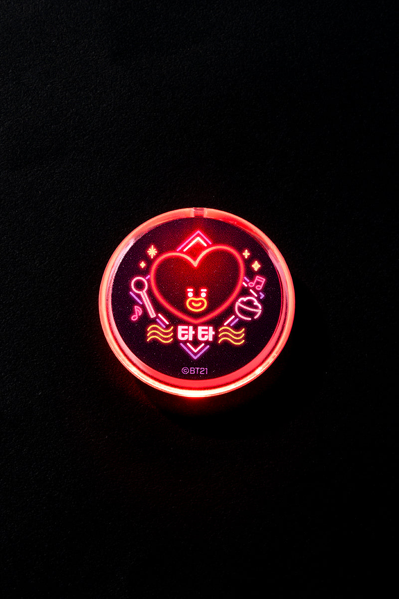 ランダムLEDバッジ(NEON) BT21