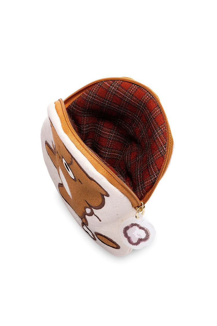 ダイカットポーチ(たいせつなもの) くまさん