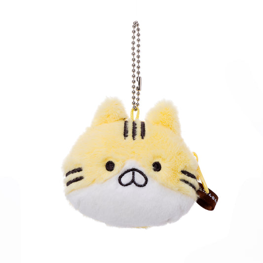 フェイスミニポーチ(ねこのしゅうかいじょ) 茶トラさん