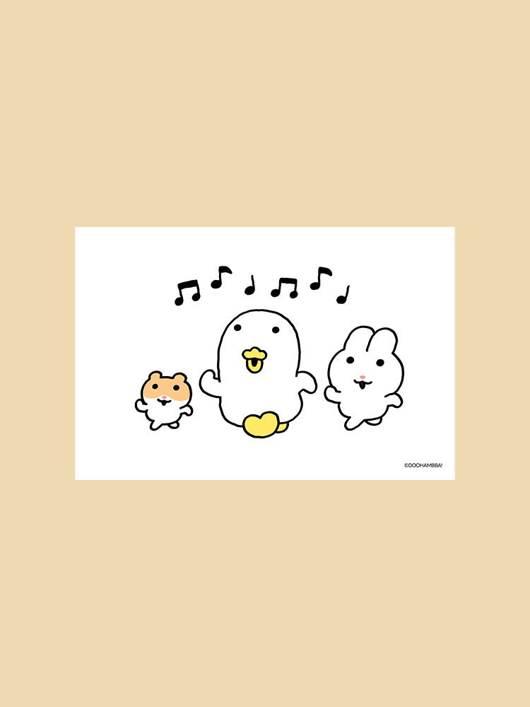 DOOHAMBBA! ポストカード 家族
