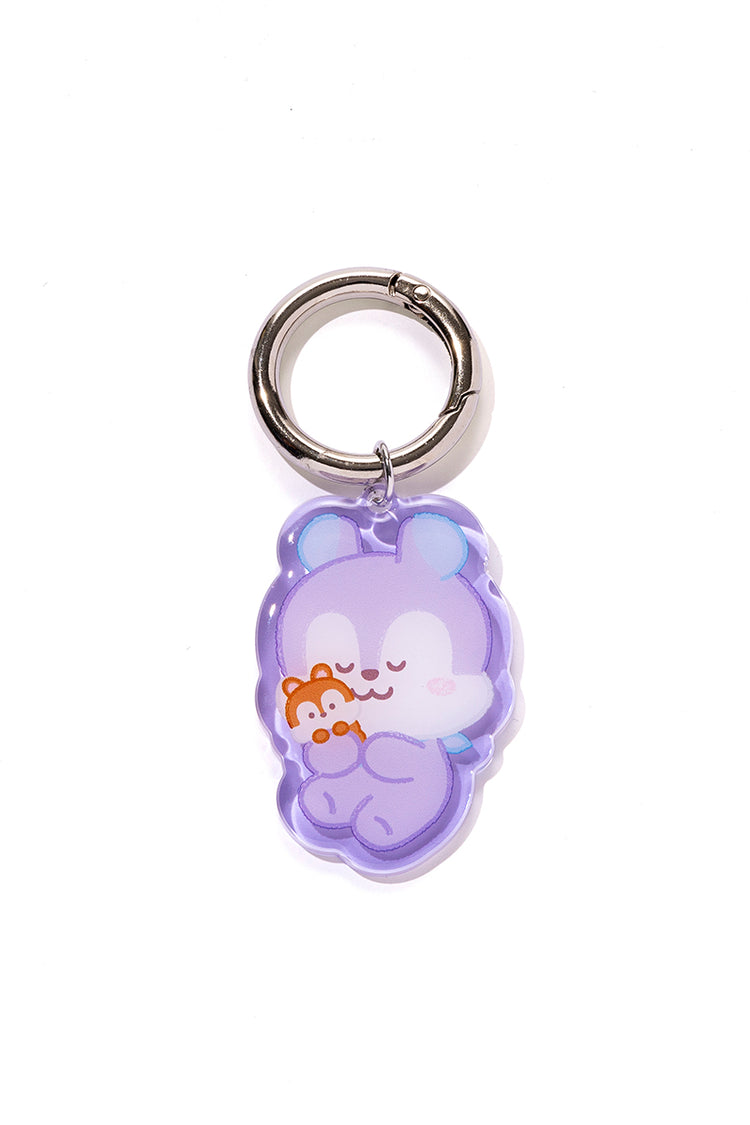 ぷっくりアクリルキーチェーン(Fluffy Big Hugs) MANG