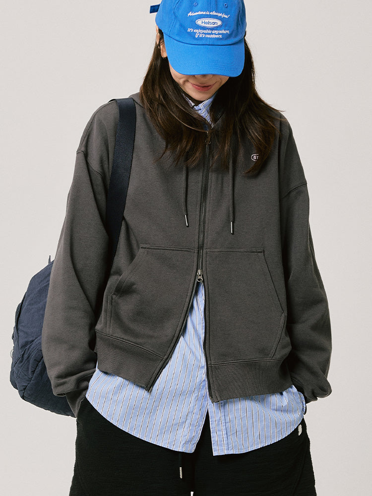 ベーシック ジップパーカー チャコール RJ/SHOOKY/MANG