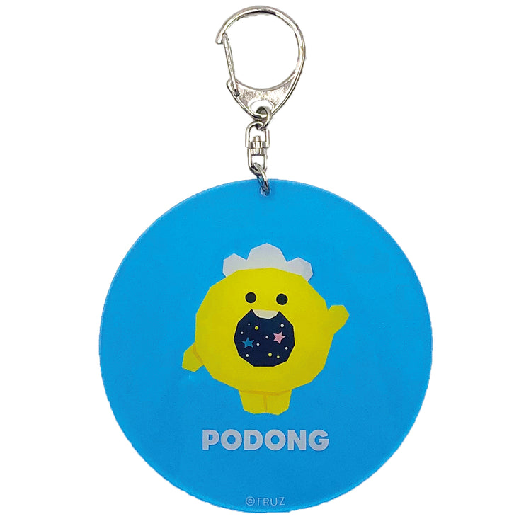 ビッグアクリルキーチェーン PODONG