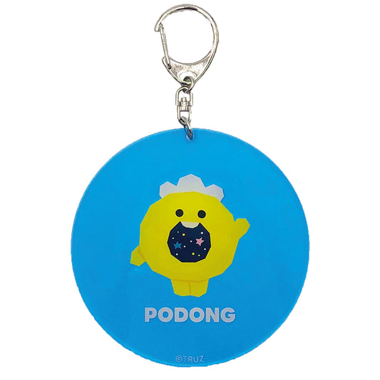 ビッグアクリルキーチェーン PODONG