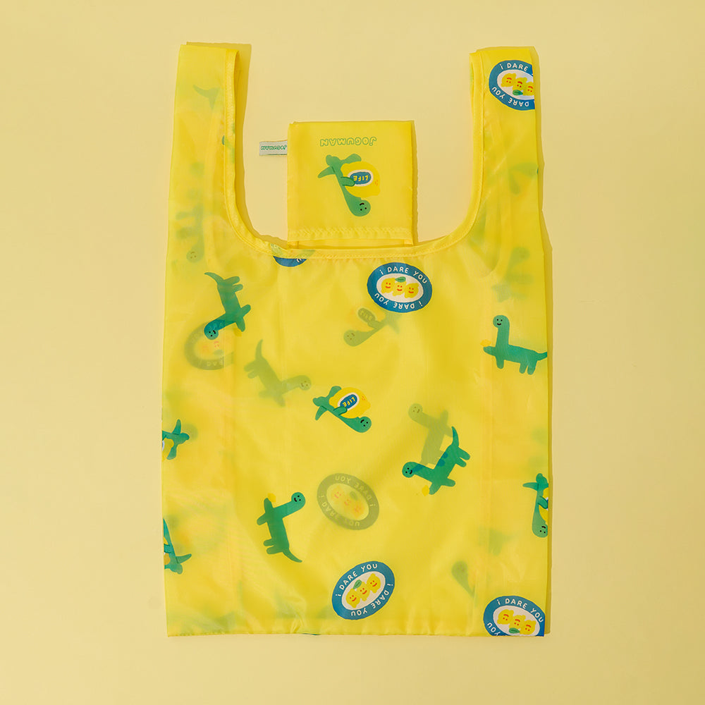 折りたたみエコバッグ イエロー(LEMONADE) ブラキオ