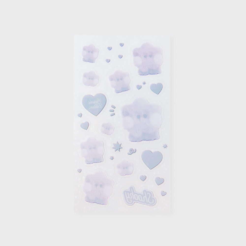 BT21 minini フォトステッカー(パープル)  SHOOKY