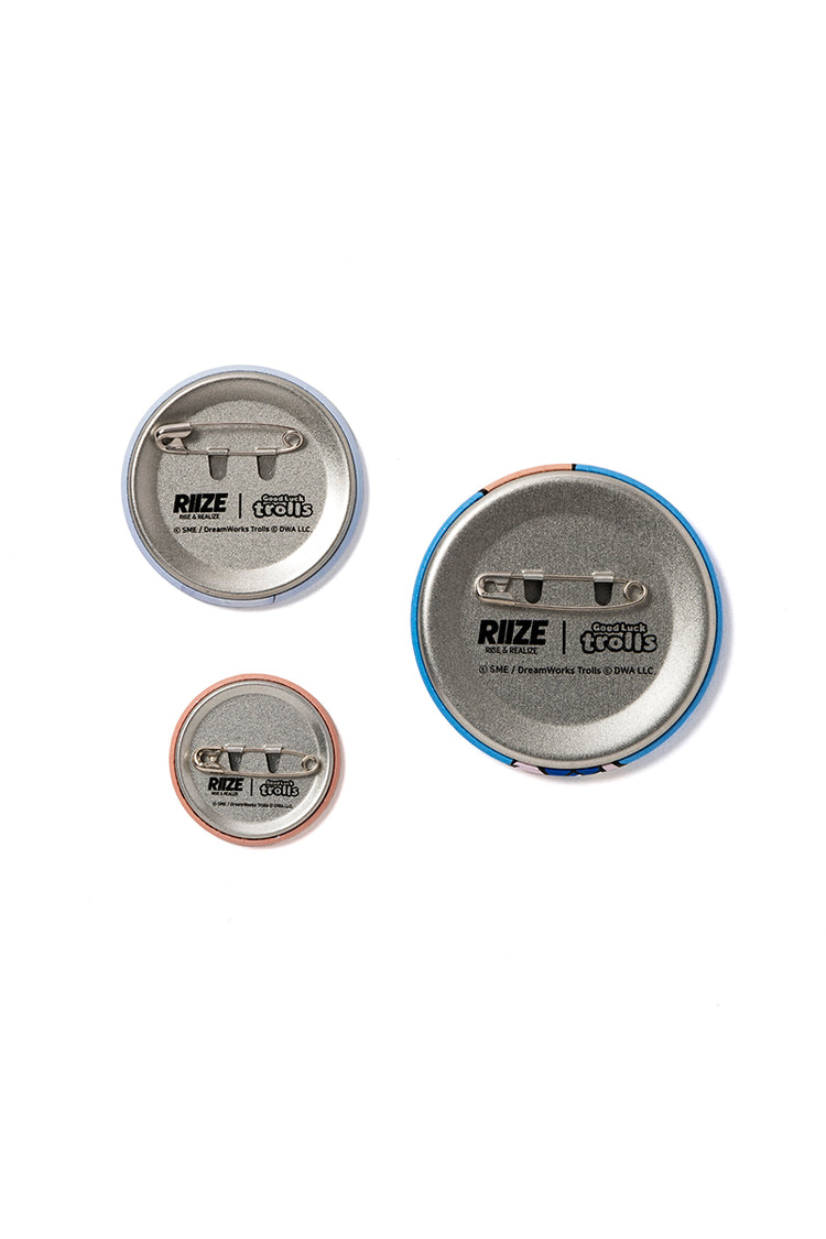[RIIZE X Good Luck Trolls] CAN BADGE SET (EUNSEOK)