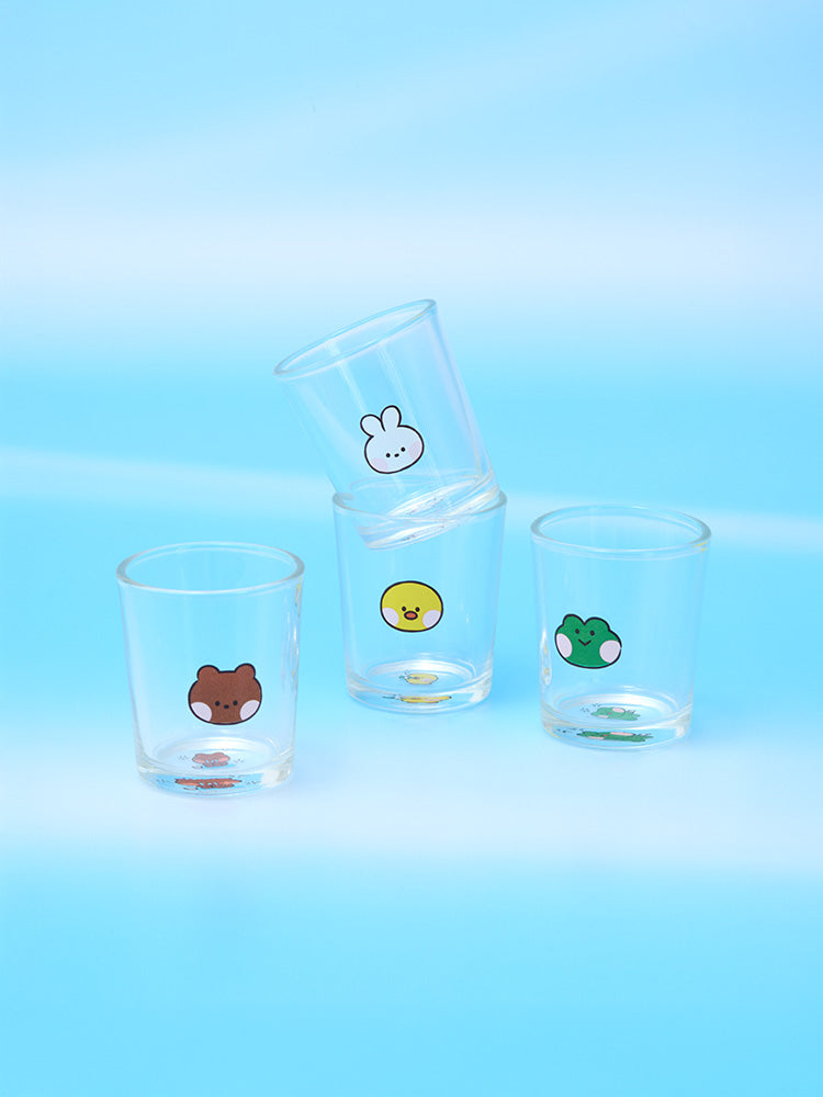 minini ワールド 焼酎グラスセット(minini world) LINE FRIENDS