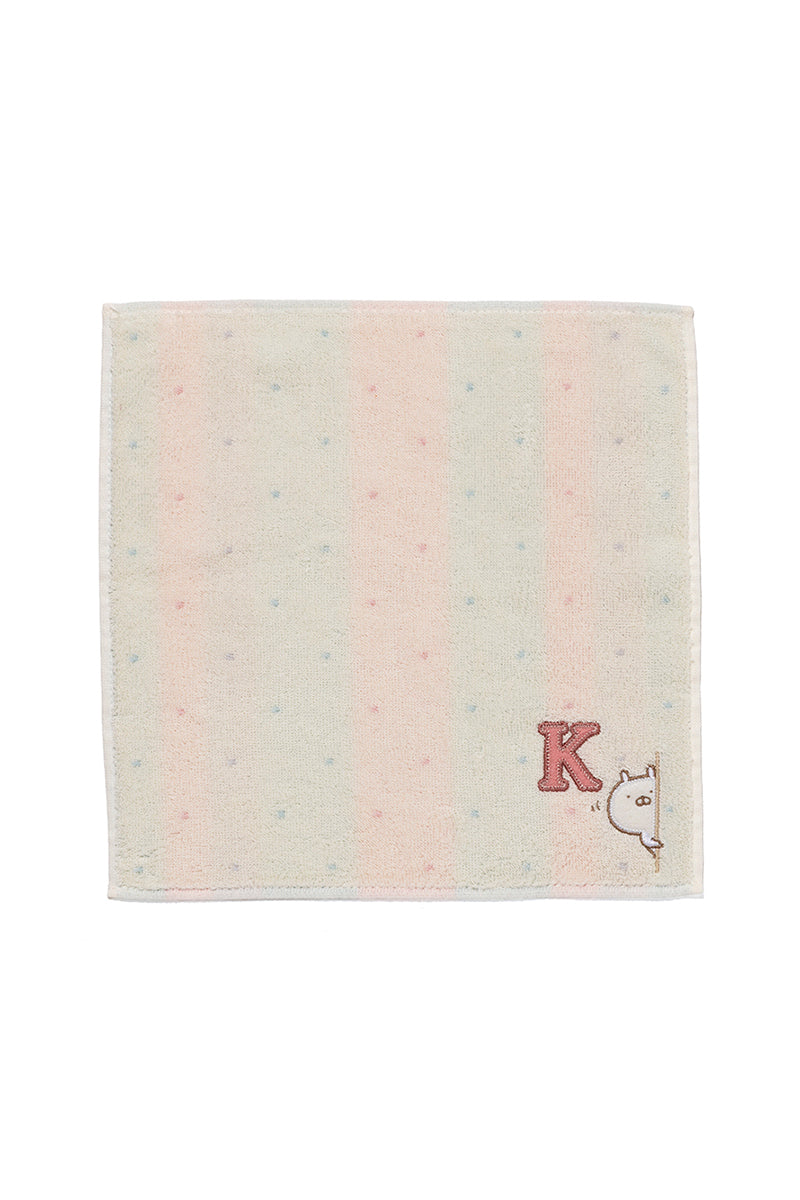 イニシャルミニタオル K(365) うさまる