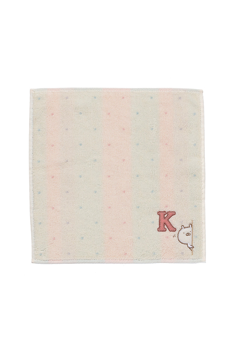 イニシャルミニタオル K(365) うさまる